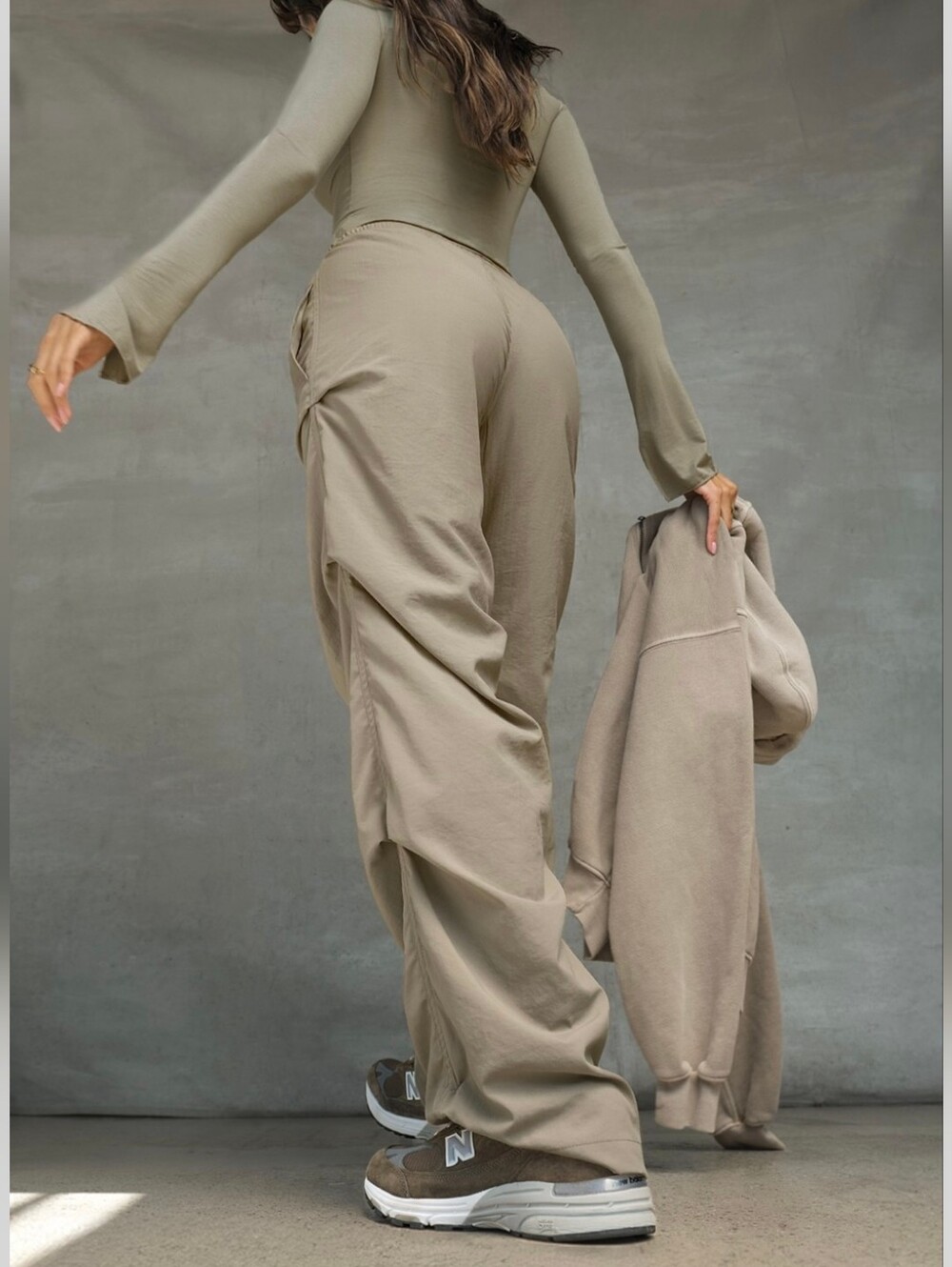 Joah Brown Ruched Track Pant in Desert Sage SOLD OUT | XS | Limited Edition RARE